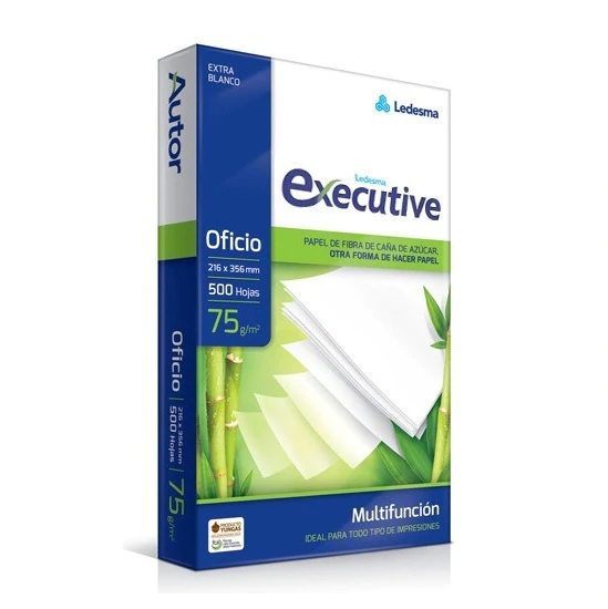 PAPEL LEGAL BLANCO 8.5" X 14" 20 LIBRAS CAJA-10 RESMAS DE 500 HOJAS EXECUTIVE