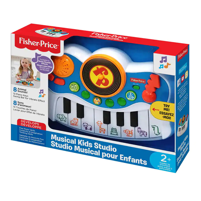 JUEGO ESTUDIO MUSICAL ELECTRONICO PARA NIÑOS FISHER PRICE