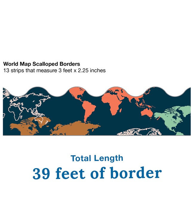 FRISOS MAPA DEL MUNDO 36' CARSON DELLOSA