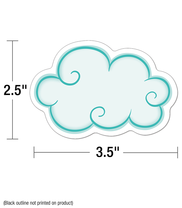 DECORACION NUBES PEQUEÑAS DE 3.5" PQ-36 CARSON DELLOSA