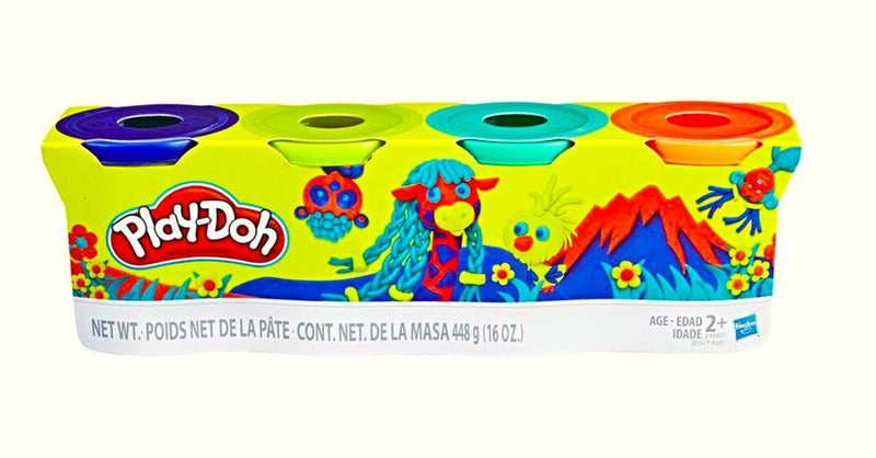 PLASTICINA BLANDA "MODELING DOUGH"PQ- 4 COLORES A ESCOGER PLAY-DOH HASBRO