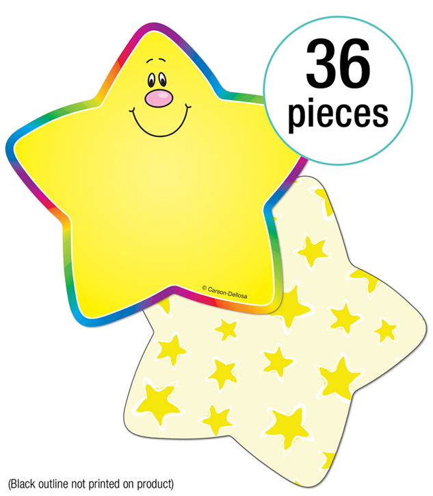 DECORACION ESTRELLAS MINI DE 3" PQ-36 CARSON DELLOSA