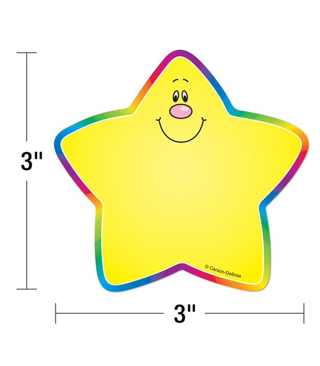 DECORACION ESTRELLAS MINI DE 3" PQ-36 CARSON DELLOSA