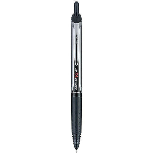 BOLIGRAFO PILOT V5 RT 0.5mm PUNTA EXTRA FINA RETRACTABLE NEGRO DOCENA