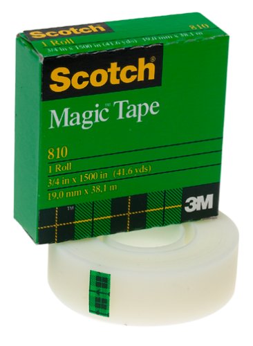 TAPE TRANSPARENTE 3M SCOTCH MAGIC TAPE 3/4" X 41.6 YARDAS