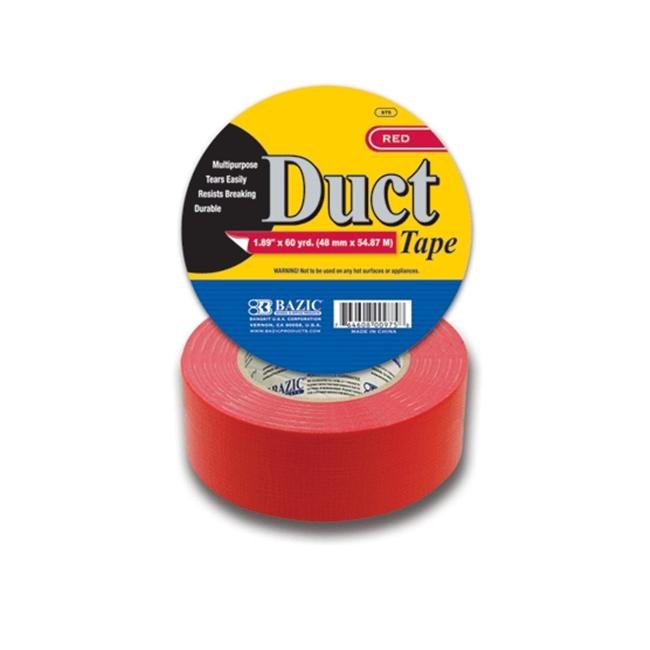 DUCT TAPE ROJO 1.88" X 60 YARDAS BAZIC