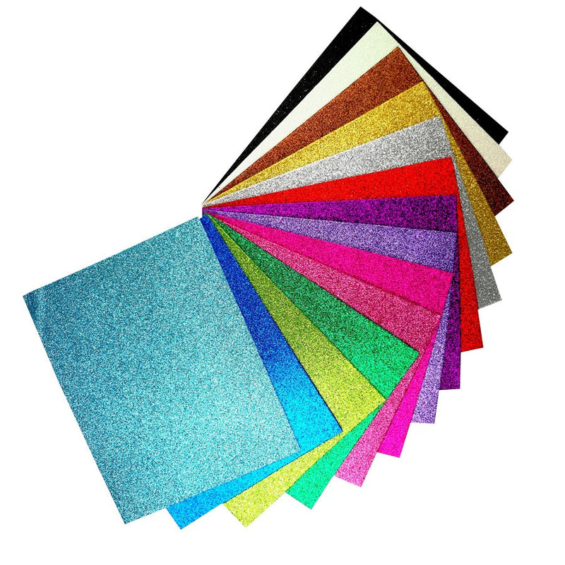 FOAMY CON BRILLO 8" x 11 ¾" VARIEDAD DE COLORES A ESCOGER EA