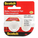 TAPE TRANSPARENTE 3M SCOTCH 1/2" X 12.5 YARDAS