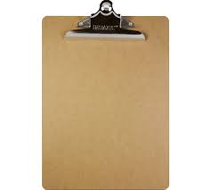 CLIP BOARD EN MADERA TAMAÑO CARTA SPRING CLIP BAZIC