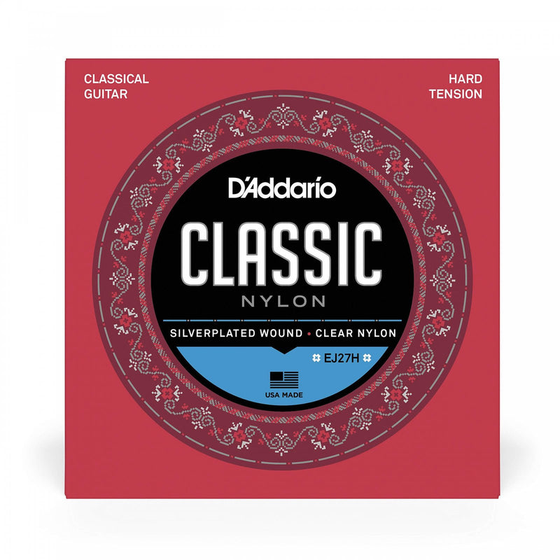 CUERDAS DE GUITARRA CLASICA SET EJ27h D'ADDARIO HARD TENSION