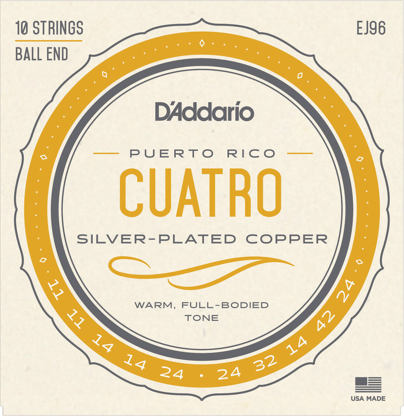 CUERDAS DE CUATRO SET COMPLETO D'ADDARIO