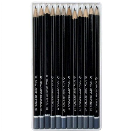 LAPIZ DE DIBUJO Y DISEÑO DE 12 TONALIDADES ROYAL BRUSH