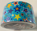 DUCT TAPE 2" DISEÑO ESTRELLAS VARIOS COLORES BAZIC