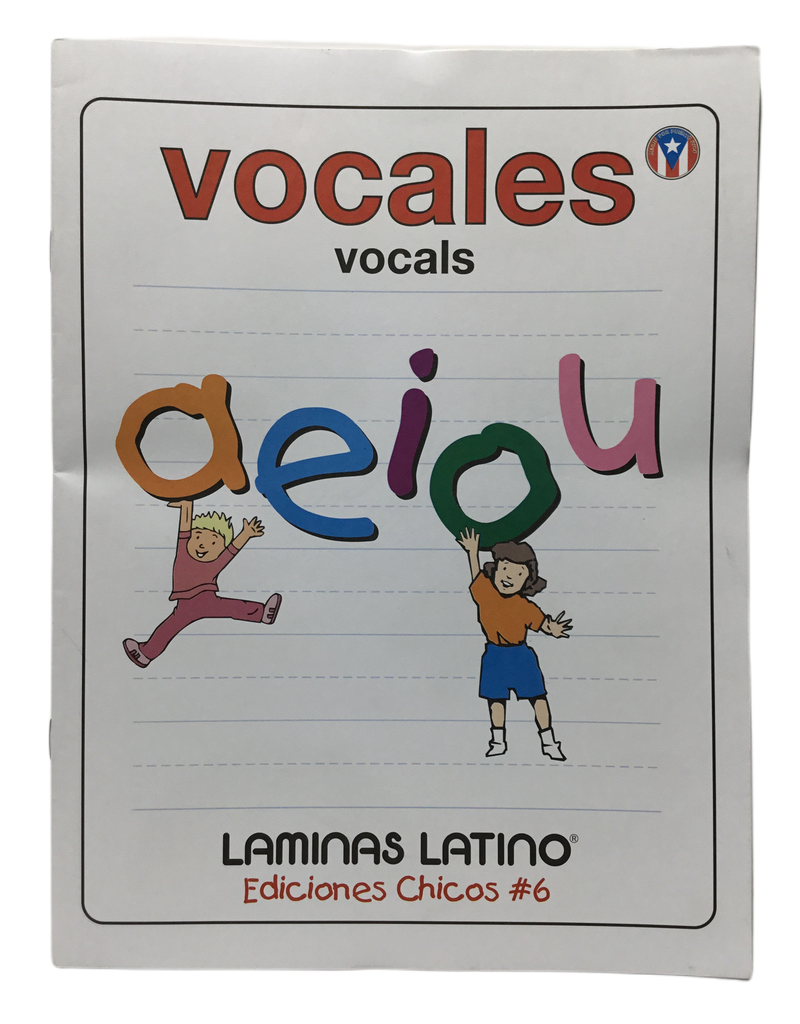 LIBRO DE LAMINAS DE VOCALES LAMINAS LATINO EDICIONES CHICOS