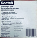 TAPE TRANSPARENTE 3M SCOTCH 600 3/4" X 72 YARDAS