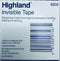 TAPE TRANSPARENTE 3M HIGHLAND 6200 3/4" X 36 YARDAS