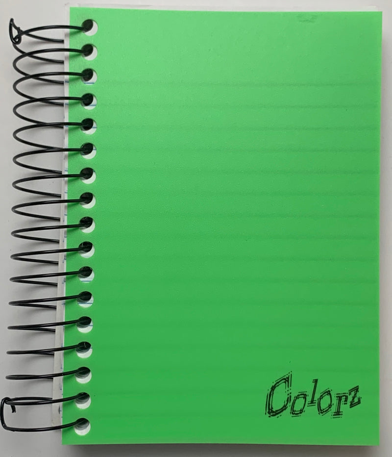 LIBRETA ARGOLLADA MINI 5.5" X 4"  COLOR-Z DE 200 HOJAS NORCOM