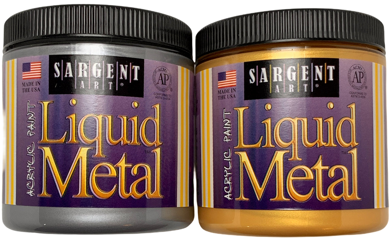 PINTURA ACRILICA LIQUID METAL 8 OZ SARGENT ART