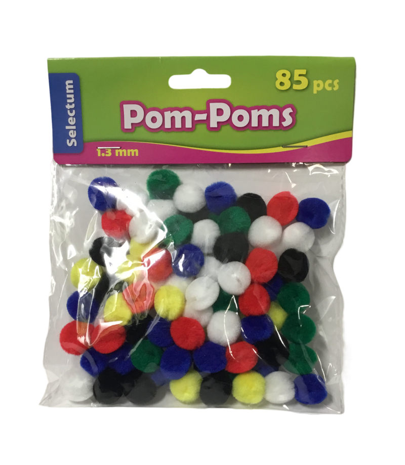 POMPONES DE COLORES 1/2" PQ-85 SELECTUM