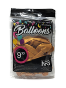 GLOBOS 9" COLOR ORO PQ-20