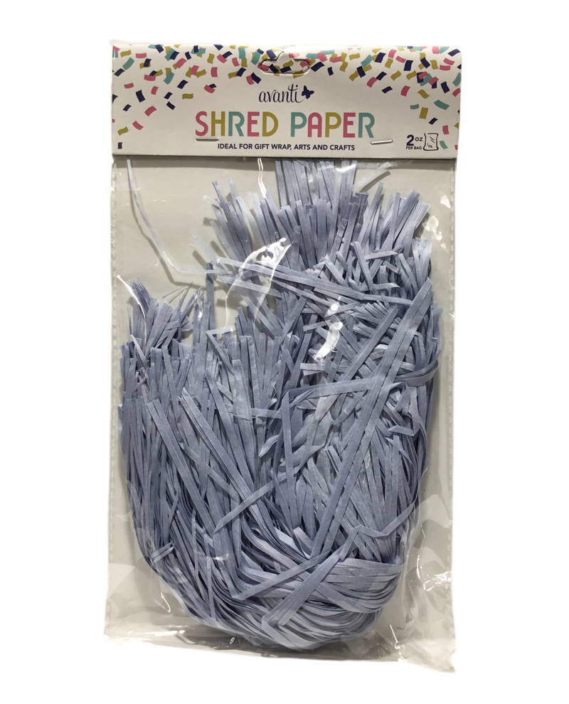 PAPER SHRED AZUL CLARO DE 2 OZ AVANTI