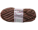 HILO DE TEJER DE 100 G MOLLET COLOR MARRON Y ROSADO MATIZADO