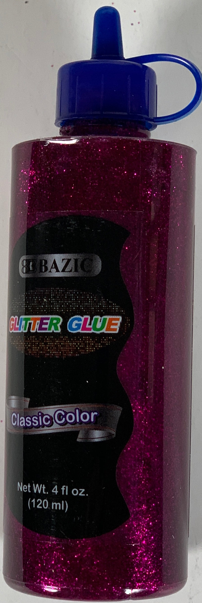 PEGA CON BRILLO COLORES CLASICOS 4 OZ BAZIC