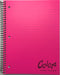 LIBRETA ARGOLLADA GRANDE DE 3 DIVISIONES COLOR-Z DE 138 HOJAS VARIOS COLORES