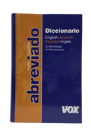 DICCIONARIO ABREVIADO INGLES/ESPAÑOL ESPAÑOL/INGLES VOX