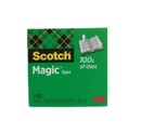 TAPE TRANSPARENTE 3M SCOTCH MAGIC TAPE 3/4" X 41.6 YARDAS