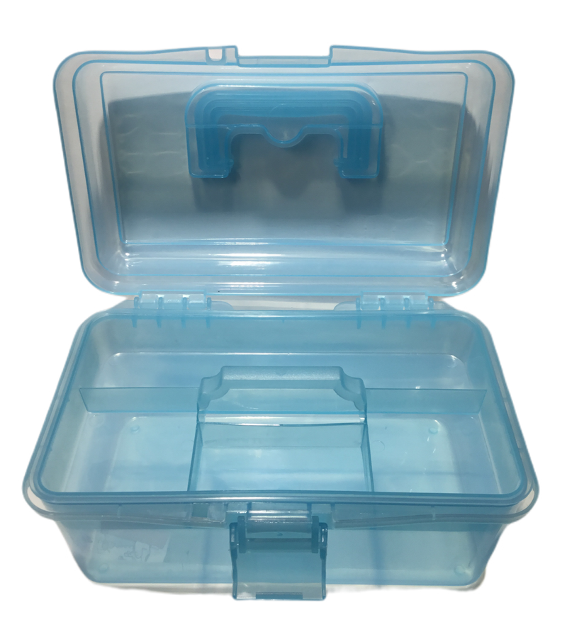 CAJA PLASTICA MULTIUSOS CON BANDEJA Y MANGO