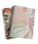 LIBRETA ARGOLLADA 5 DIVISIONES GRANDE CARPETA BLANDA 360 PAGINAS "KIUT FLOWERS"