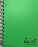 LIBRETA ARGOLLADA GRANDE DE 3 DIVISIONES COLOR-Z DE 138 HOJAS VARIOS COLORES