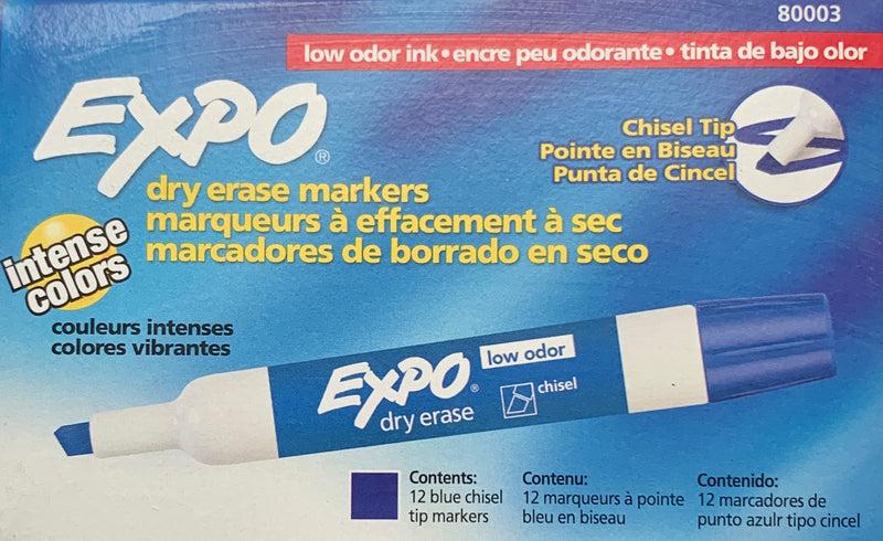 MARCADOR DE PIZARRA EXPO DRY ERASE VARIOS COLORES Y OPCIONES DE EMPAQUE