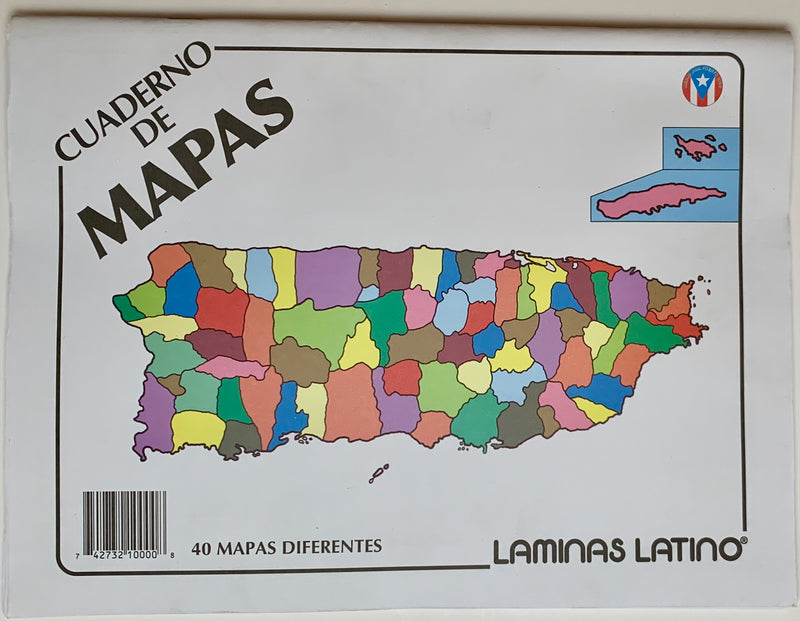 CUADERNO DE MAPAS DE 40 MAPAS LAMINAS LATINO