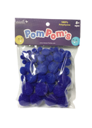 POMPONES COLOR AZUL TAMAÑOS VARIADOS PQ-50