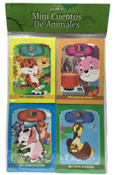 LIBROS DE MINI CUENTOS DE ANIMALES PAQ-4