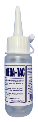 PEGA SILICONA CLEAR MULTI PROPOSITO DE 1 OZ MEGA-TAC