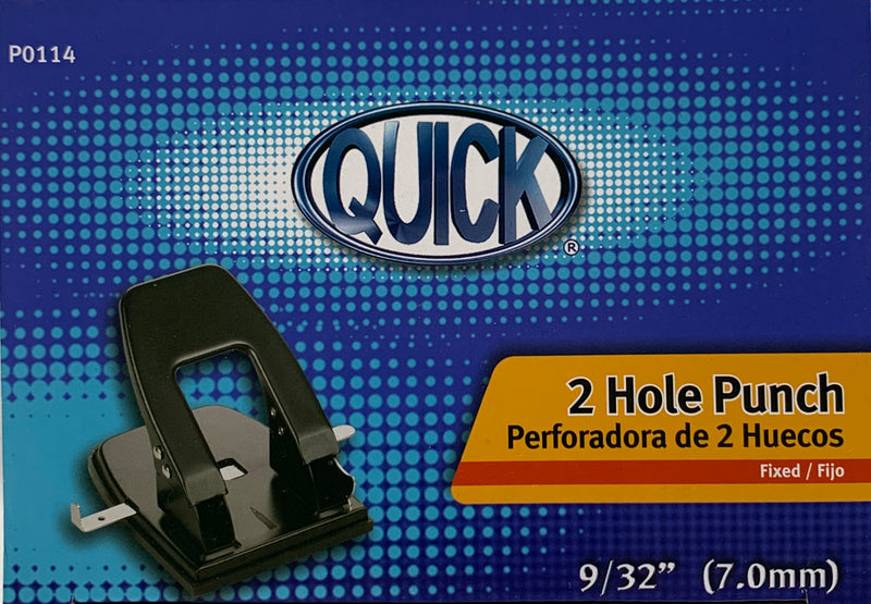 PERFORADORA DE 2 AGUJEROS 9/32" QUICK