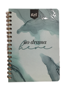 LIBRETA ARGOLLADA 3 DIVISIONES PEQUEÑA CARPETA DURA 240 PAGINAS DISEÑOS "KIUT" NORMA