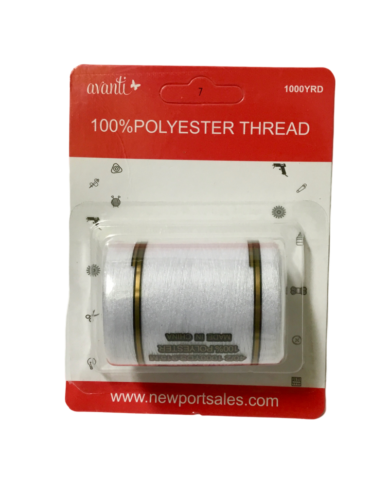 HILO DE COSER COLOR BLANCO 1000 YDS