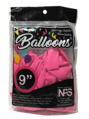 GLOBOS 9" COLOR ROSA NEON PQ-20
