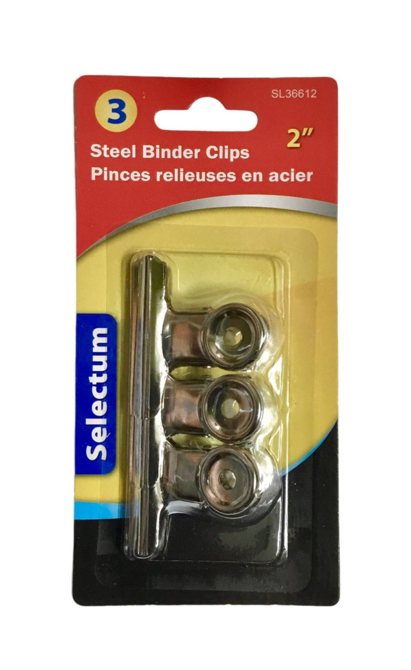 BINDER CLIPS EN METAL DE 2" PQ-3 SELECTUM