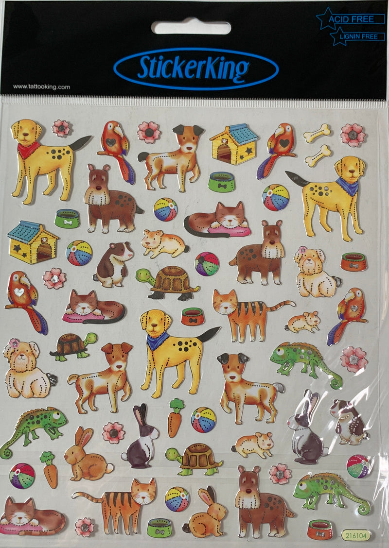 STICKER ANIMALES MASCOTAS