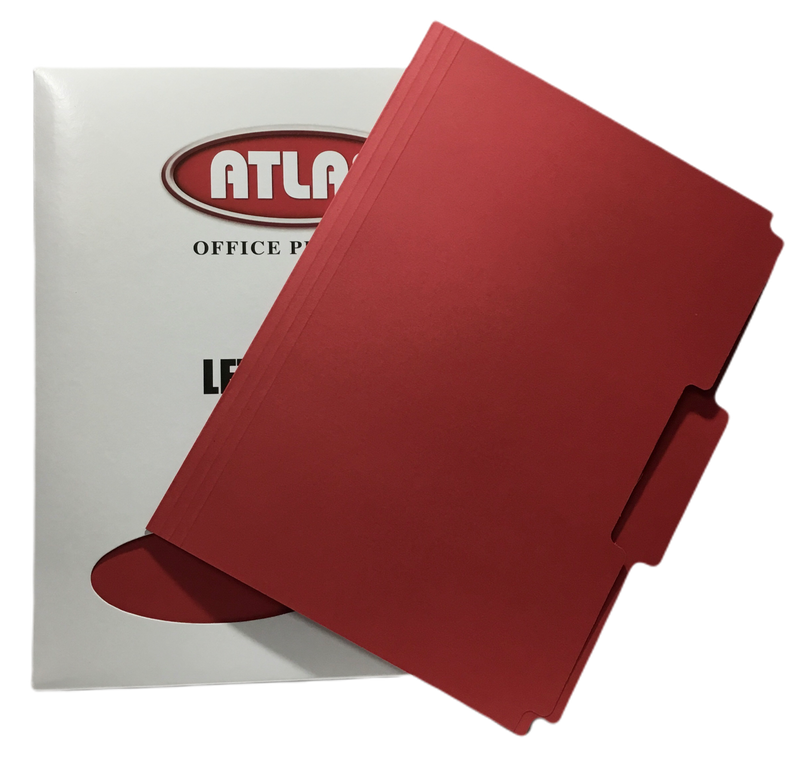 FILE FOLDER TAMAÑO CARTA ROJO CJ-100 ATLAS