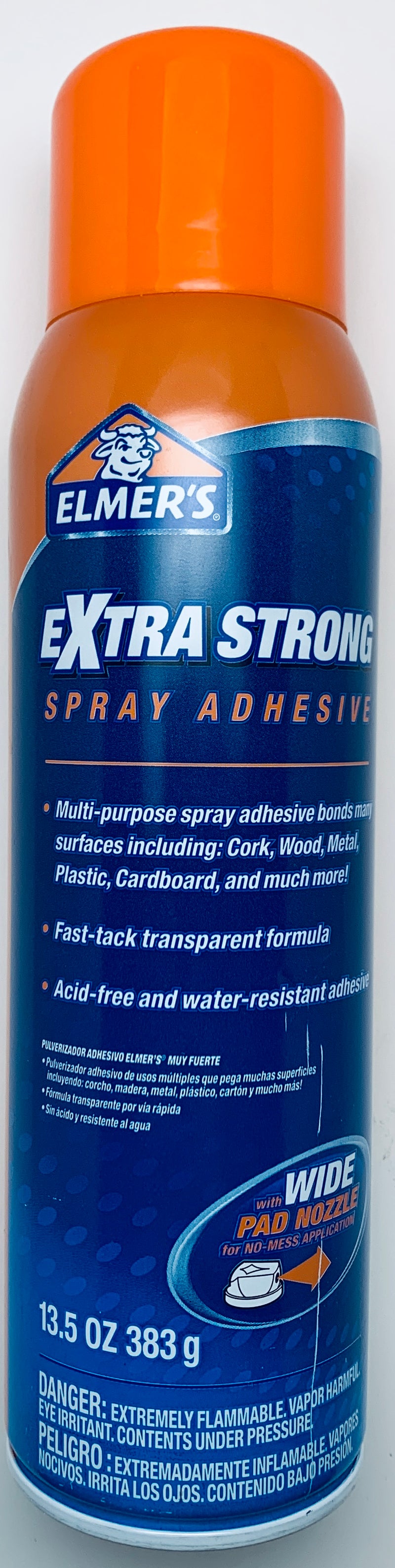 Elmer's. Adhesivo en aerosol, Transparente