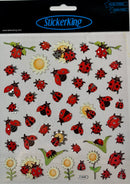 STICKER INSECTOS LADYBUG ROJAS