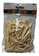 PALOS DE MADERA MINI 2" 50 G COLOR NATURAL
