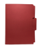 FILE FOLDER TAMAÑO CARTA ROJO CJ-100 ATLAS