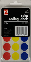 LABEL COLOR CODING 3/4" COLORES SURTIDOS PQ-315